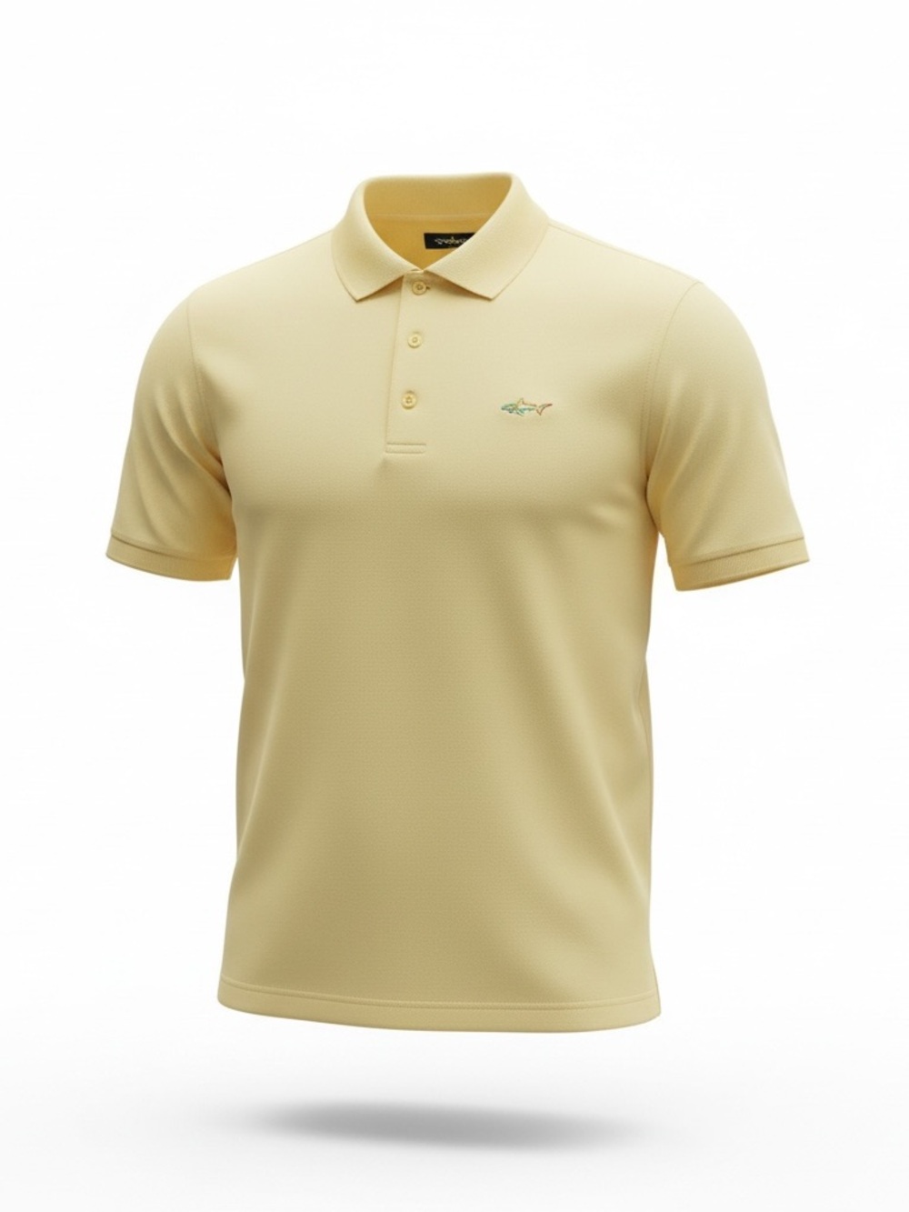 Greg Norman Collection Yellow Short-Sleeve Polo